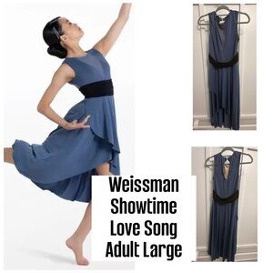 Weissman Showtime Blue Love Song  Adult Large EUC